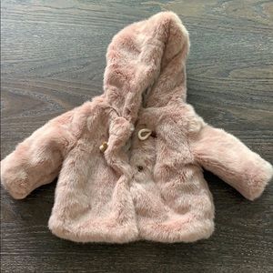 Zara Kids Fur Coat